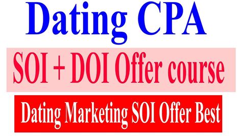 dating offer cpa